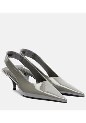 Toteme Patent leather slingback pumps