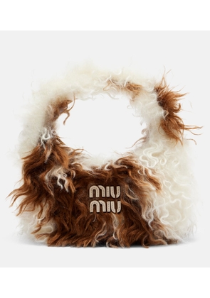 Miu Miu Wander cow-print shoulder bag