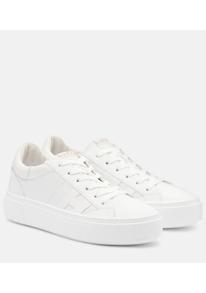 Hogan H705 Allacciato H leather platform sneakers
