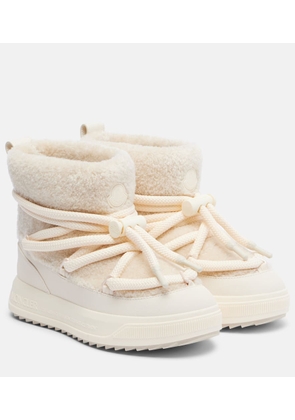 Moncler Moncler Altive Mid teddy snow boots