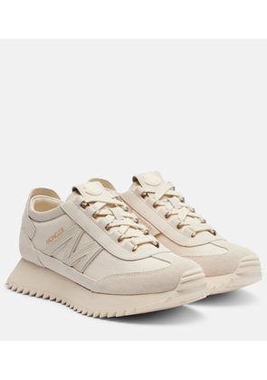 Moncler Pacey2 suede-trimmed sneakers