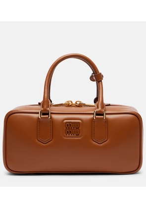 Miu Miu Arcadie leather tote bag