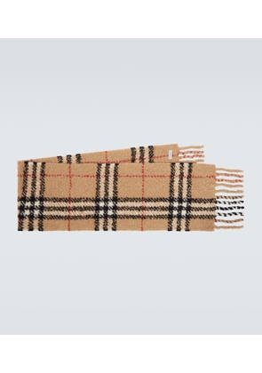 Burberry Burberry Check wool-blend boucle scarf