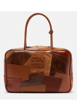 Miu Miu Patchwork leather tote bag