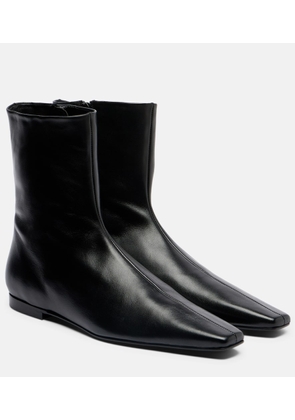 Toteme Leather ankle boots