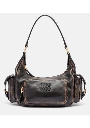 Miu Miu Pocket Medium leather shoulder bag