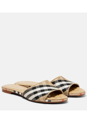 Burberry Sloane Burberry Check mules