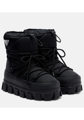 Prada Re-Nylon gabardine snow boots