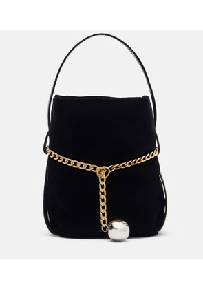 Prada Prada Petit Sac Noir velvet bucket bag