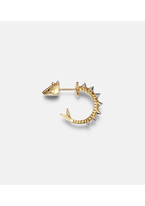 Yvonne Leon Marlin 9kt gold single earring with diamonds