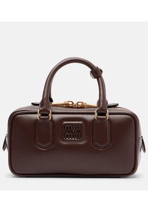 Miu Miu Arcadie leather tote bag