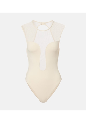 Eres Unique mesh-trimmed swimsuit