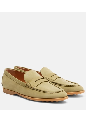Tod's Suede penny loafers