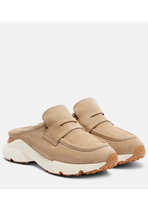 Tod's Runner suede mules
