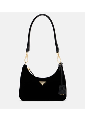 Prada Prada Re-Edition Mini velvet shoulder bag