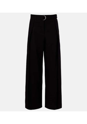 Loewe Belted wool wide-leg pants