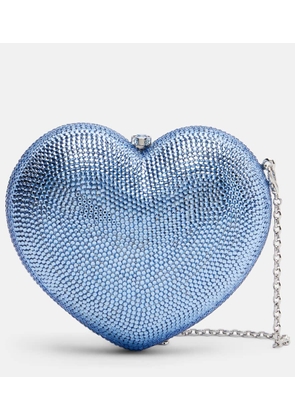 Judith Leiber Couture L'Amour Petit Coeur embellished clutch