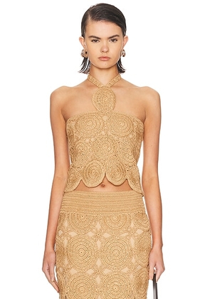 SIMONMILLER Atlas Top in Natural - Nude. Size L (also in M, S, XS).