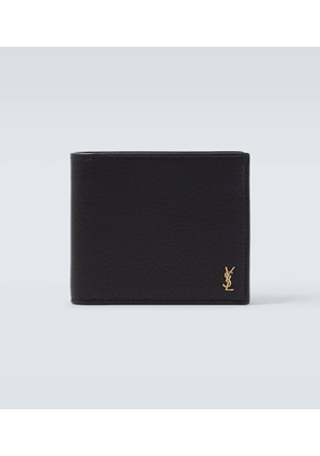 Saint Laurent Tiny Cassandre East/West leather wallet
