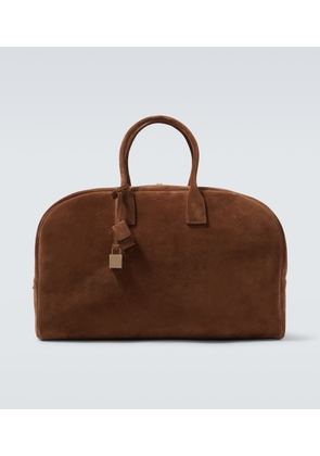 Saint Laurent Bowling Large suede duffel bag