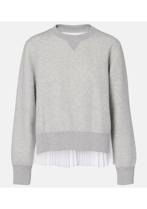 Sacai Cotton-blend sweatshirt