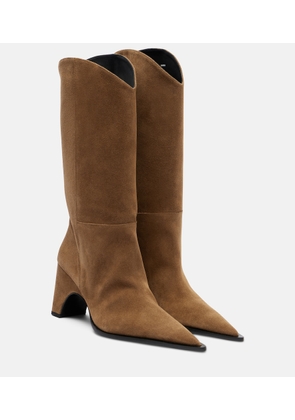 Coperni Cowboy suede knee-high boots