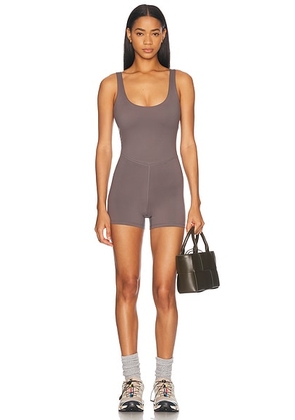 Varley Freesoft Eva All in One 4 Romper in Dark Gull Grey - Grey. Size L (also in M).