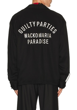 WACKO MARIA Vietnam Jacket in Black - Black. Size L (also in S, M, XL/1X).