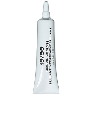 19/99 Beauty High Shine Gloss in Glass - White. Size all.