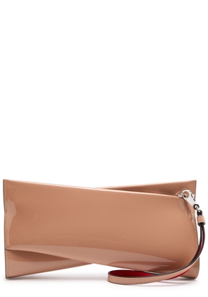 Christian Louboutin Loubitwist Patent Leather Shoulder bag - Beige - One Size