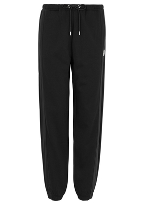 Moncler Panelled Cotton-blend Sweatpants - Black - L (UK14 / L)