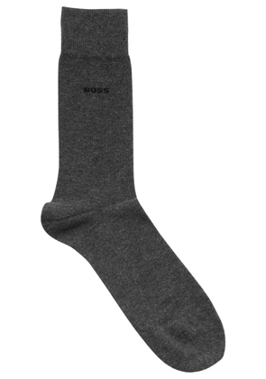 Boss Logo Cotton-blend Socks - set of two - Grey - 39 42 (IT39-42)
