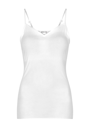 Hanro Seamless Padded Cotton top - White - M (UK12-14 / M)