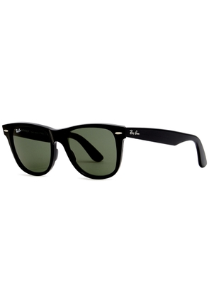 Ray-ban Black Wayfarer Sunglasses, Sunglasses, Black, Grey Lenses