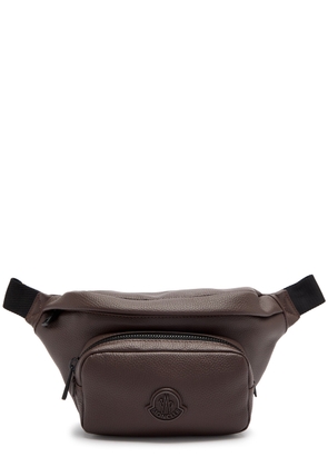 Moncler Durance Grained Leather Belt bag - Brown - One Size
