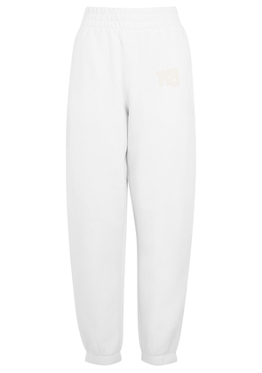 Alexanderwang.t Logo Cotton Sweatpants - White - L (UK14 / L)