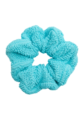 Hunza G Crinkle Scrunchie - Aqua - One Size