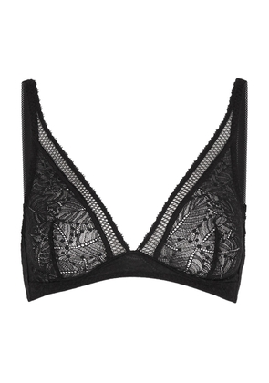 Simone PÉRÈLE Comete Lace Soft-cup bra - Black - 38E