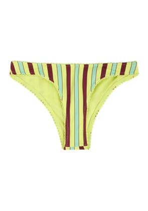 Damson Madder Striped Bikini Briefs - Multicoloured - 6 (UK6 / XS)