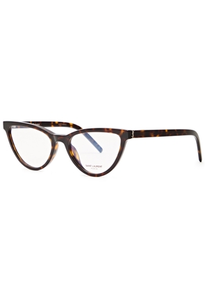Saint Laurent Cat-eye Optical Glasses - Black - One Size