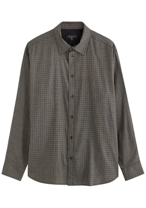 Rag & Bone Matthew Checked Cotton-blend Shirt - Grey - L