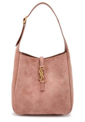 Saint Laurent Le 5 à 7 Small Suede Hobo bag - Rose - One Size