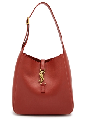 Saint Laurent Le 5 à 7 Small Leather Hobo bag - Red - One Size