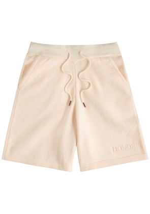 Honor The Gift Logo Brushed Knit Shorts - Cream - M