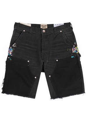 Gallery Dept. Carpenter Cut Off Canvas Shorts - Black - 30 (W30 / S)