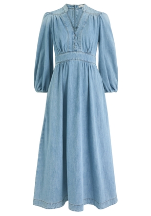 Zimmermann Lucky Denim Midi Dress - 3 (UK 14 / L)
