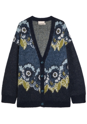 Alemais Madalena Floral-intarsia Knit Cardigan - Multicoloured - 14 (UK14 / L)