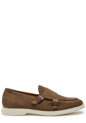 Boss Monk Suede Loafers - Beige - 6 (IT40 / UK6)