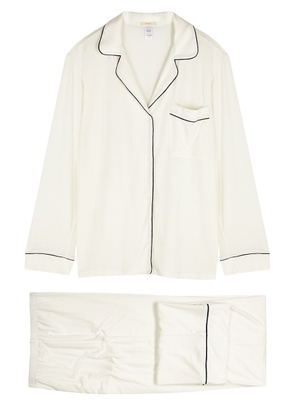 Eberjey Gisele Stretch-jersey Pyjama set - Ivory - M