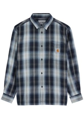 Carhartt Wip Blanton Checked Woven Shirt - Blue - S